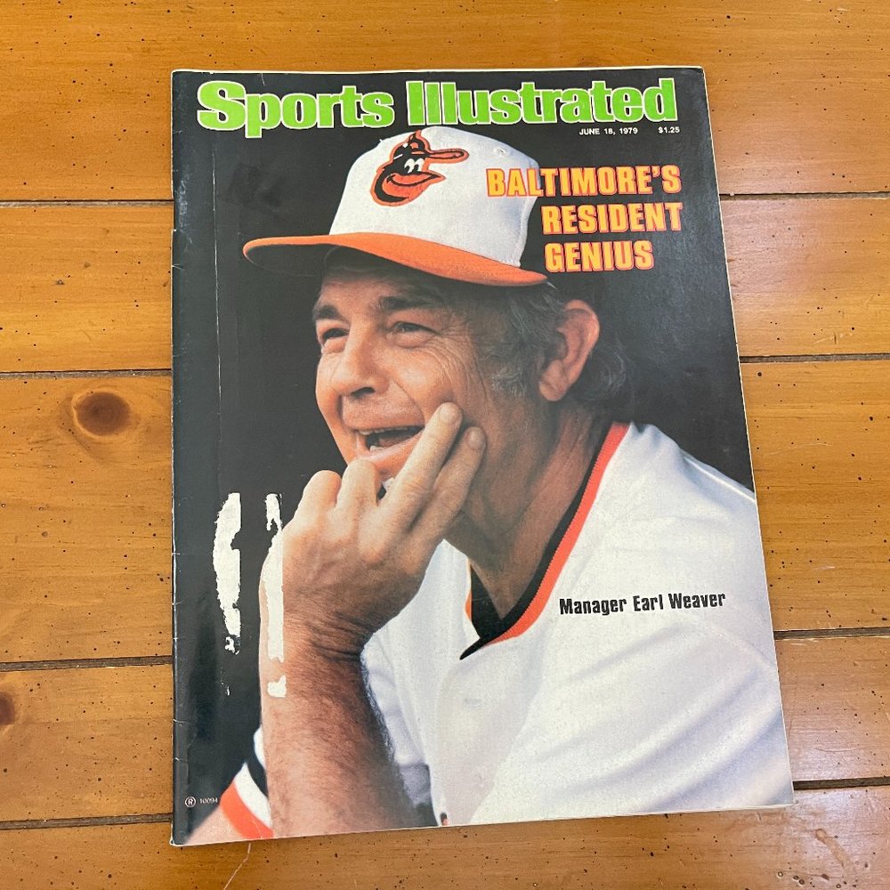 Baltimore Orioles Earl Weaver MLB BASEBALL 1979 Sports Illustrated Magazine!